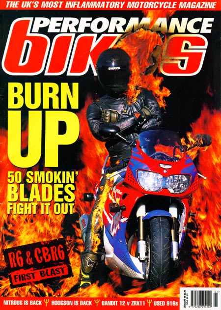 Performance Bikes Magazine January 1999 Issue