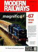 Click here to view Modern Railways Magazine, February 1969 Issue