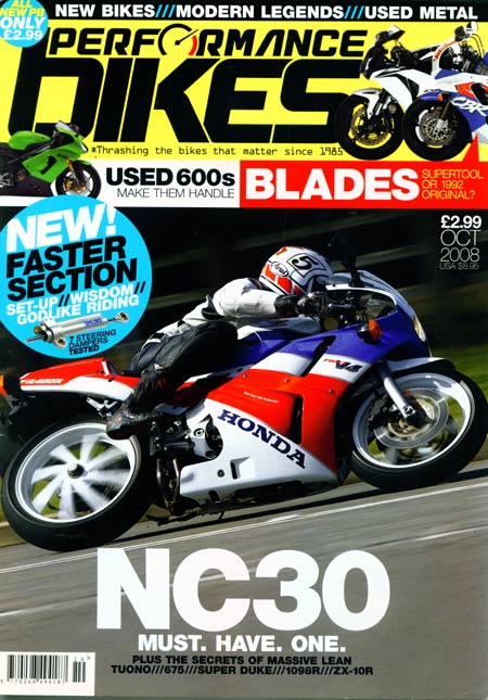 Performance Bikes Magazine October 2008 Issue