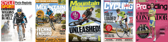 Cycling and Mountain Biking magazines of every type!